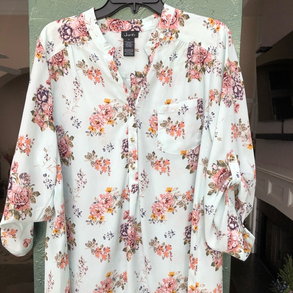 3/4 Sleeve Tunic- Size 1X